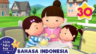Aku Sayang Ibuku  Little Baby Bum  Koleksi Lagu Anak  Moonbug Kids Indonesia