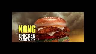 Godzilla vs Kong Carl’s Junior Godzilla Burger and Kong Chicken Sandwich Commercial