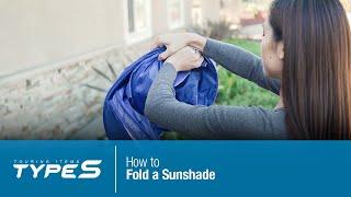 How to Fold a Sunshade