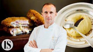 Cordon Bleu and Mashed Potatoes in a French Michelin Two-Star Restaurant with Giuliano Sperandio