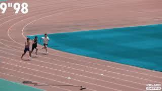 #shorts 육상 김국영 100m 9초대 돌파 영상 연습기록 핸드타임