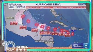 Tracking the Tropics Hurricane Beryl continues toward Jamaica as Category 4 storm