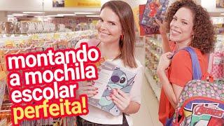 MONTAR A MOCHILA EM 1 MINUTO?  RENATA  E BABI CONSEGUEM