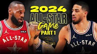 NBA 2024 All-Star Game Full Highlights  East vs West  Part1  FreeDawkins