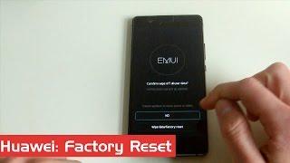 Factory Reset bei Huawei Geräten durchführen - Anleitung