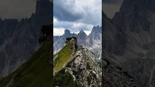 The most beautiful trail in Europe ️️ #dolomites #alps #solohiking