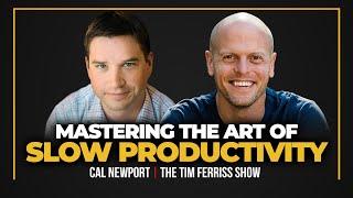 How to Embrace Slow Productivity Achieve Mastery and Defend Your Time — Cal Newport & Tim Ferriss
