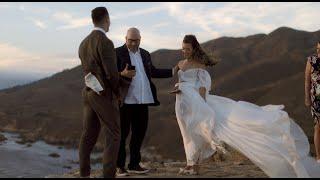 BREATHTAKING Big Sur Elopement Video Wedding Video Emotional Vintage Car Moody Candid