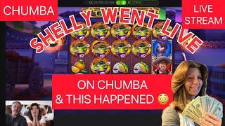 SHELLY WENT LIVE ON CHUMBASO MANY HUGE WINS & SHOTS WERE HAD #liveplayslots #chumbacasino