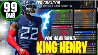 99 STIFF ARM DERRICK HENRY BUILD SUPREME BRUSIER ESG FOOTBALL 24 GAMEPLAY