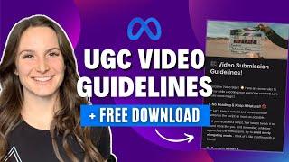 Dos And Donts ─  UGC Video Guidelines For Meta Ads + FREE Download