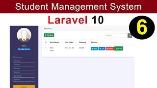 Student Management Project using Laravel 10 Part 6