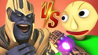 BALDI REMASTERED vs THANOS - The MOVIE All Episodes Compilation Avengers Endgame Prank Animation