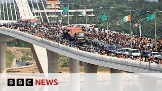 Ivory Coast football fans celebrate Africa Cup of Nations win  BBC News