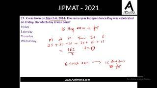 JIPMAT 2021 PAPER REASONING SECTION Part 2