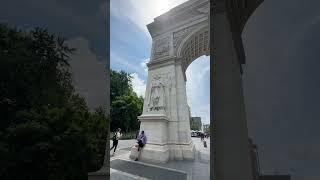Washington Square Arch From a Tourist POV #newyorkcity #washingtonsquarepark #Arch #subscribe