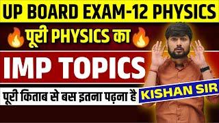 Class 12th Physics Imp Topics  UP Board 12th Physics Important Questions