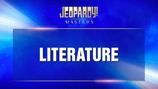 Literature  Final Jeopardy  JEOPARDY
