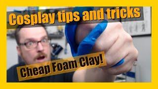 Cosplay tutorial Foam clay you can get cheaply