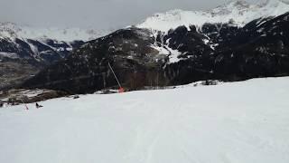 Serfaus Fiss Ladis skiing to Ladis Village