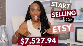 How To Start an Etsy Shop - Selling on Etsy for Beginners - Etsy Side Hustle - Step by Step Tutorial