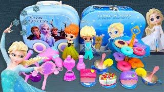 15 Minute Unboxing of The Cute Disney Frozen Elsa Toy Collection  ASMR Review