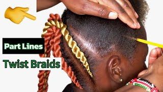 How To Braid Thin Hair  Part Lines Straight Each Step