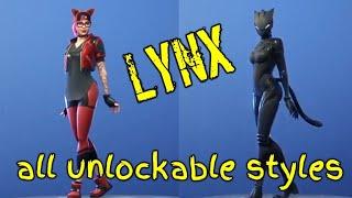 Fortnite LYNX all styles