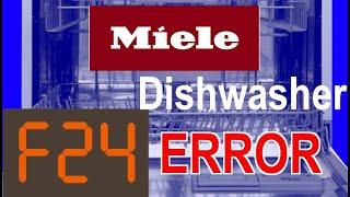 Miele Dishwasher  F24 Fault Flashing and Beeping Repair -  Stage 1 Repair