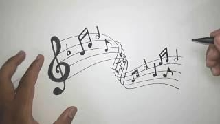 How to Draw Musical Notes
