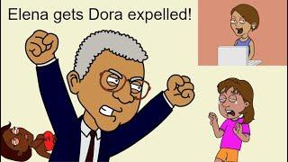 Elena makes a clone of DoraMakes it beat up Mrs. ChristinaGets Dora expelledPunishment Day