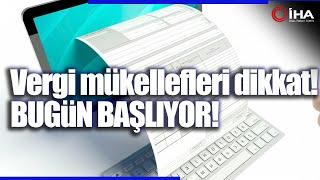 Vergi Mükellefleri Dikkat E-Fatura Ve E-Defter Zorunlulukları Bugün Başlıyor