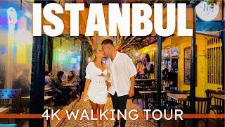 ISTANBUL TURKIYE 2024  ORTAKOY  & BESIKTAS BAZAAR  WEEKEND NIGHT LIFE  4K WALKING TOUR