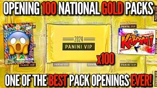 I OPENED 100 PANINI NATIONAL VIP GOLD PACKS FOR ONE OF THE BEST PACK OPENINGS EVER INSANE HITS 