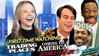 Eddie Murphy Double Feature with Ameila TRADING PLACES 1983 & COMING TO AMERICA 1988 Reactions