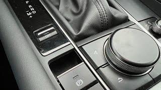 Принцип работы электронного ручника Mazda