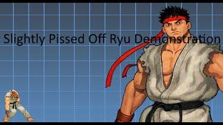 M.U.G.E.N - Slightly Pissed Off Ryu Demonstration