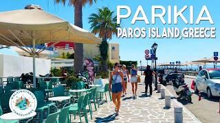 Parikia Greece - Paros Island 4K Walking Tour with Captions