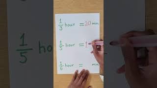 Fractions of Time Some Examples