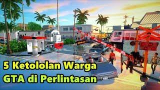 RUSUH 5 HAL G*bl*k WARGA San Andreas SAAT DI PERLINTASAN KERETA API  PART 1