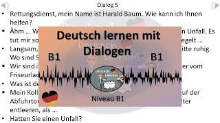 Dialoge B1   Deutsch lernen durch Hören  4 