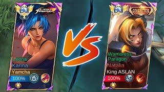 KARINA SKIN KOF VS NATALIA SKIN COLLECTOR - MLBB