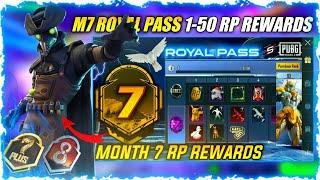 MONTH 7 ROYAL pass  REWARDS  M7 ROYAL Bgmi & PUBG mobile