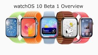 watchOS 10 Beta 1 Overview