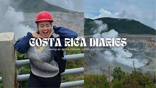 costa rica travel vlog  visiting the Poás Volcano Doka Hacienda Downtown San Jose