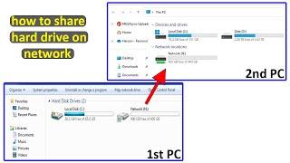 Network Sharing  how to share drivefolder on network