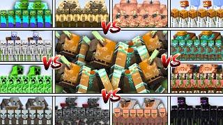 Ultimate RAVAGERS vs ALL MOBS in Minecraft Mob Battle