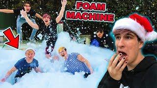 MAKING IT SNOW IN LA FOAM MACHINE