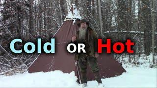 Hot Tent Too Cold?   Make It Hotter With These Tips