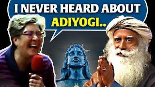 When She Questioned about Adiyogi  Sadhguru EPIC Comeback.